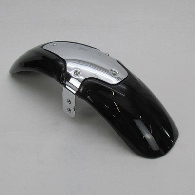 Harley OEM NOS V-Rod VRSC Front Fender Vivid Black w/ Chrome Bracket 5