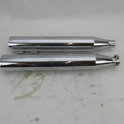 Pair of Rinehart Racing NOS Slip on Mufflers Harley RR-429-25-16P RR-4