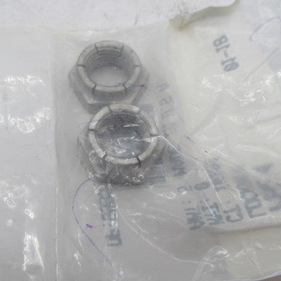 Lot of 2 Harley-Davidson OEM NOS Hex Flexlock Jam Nut Locknuts 7824