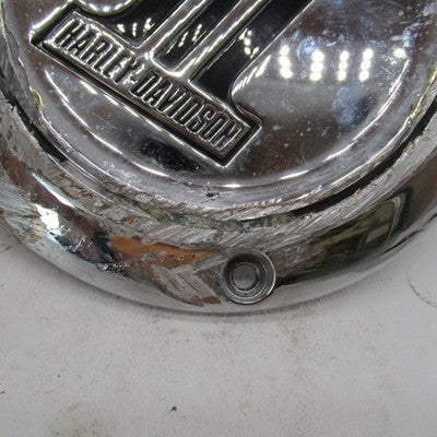 Harley Davidson Genuine Willie G Derby Cover Skull #1 Chrome