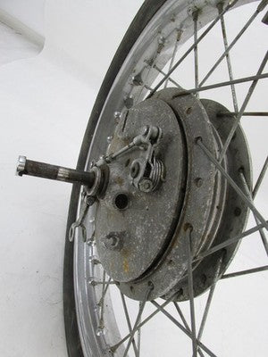 Suzuki T250 Hustler 18X2.75 Front Twin Leading Drum Brake Shoe Spoke W