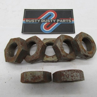 Lot of 7 Harley Davidson NOS Shovelhead Motor Sprocket Nut 1955 - 1972