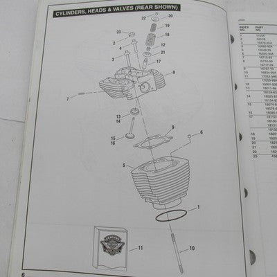 Harley Davidson Genuine 2004 FXSTDSE2 Model Parts Catalog Factory 9943
