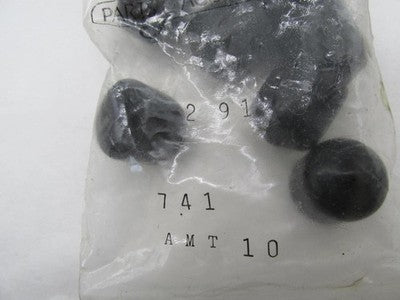 Lot of 10 Harley Davidson Genuine NOS Saddlebag Nut Caps 741