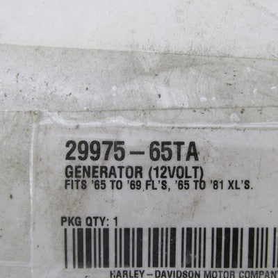 Harley Davidson OEM 12 Volt Generator Sportster Roadster 1000 65-84 29