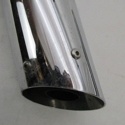 Pair Harley OEM Stock Chrome Front Lower Mufflers 08-17 Dyna 64987-08A
