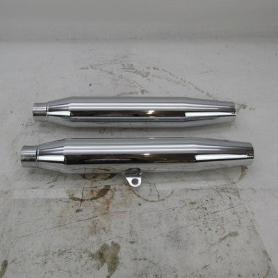 Pair of Harley OEM Stock 97-03 Sportster Mufflers Chrome 65605-97 6561