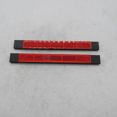 Pair of Harley Davidson OEM Saddlebag Red Latch Reflectors 15A1A