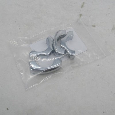 Set of 2 Harley OEM Chrome Turn Signal Windshield Mounting Clamps 5806