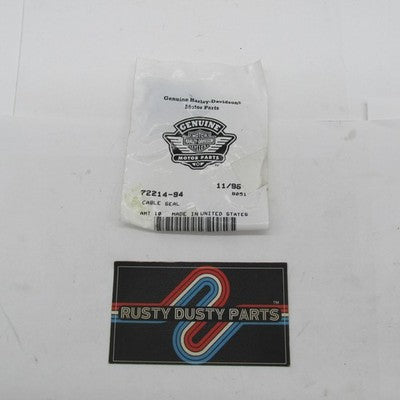 Lot of 12 Harley-Davidson OEM NOS Rubber Cable Seals 72214-94