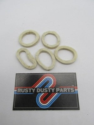 Lot of 5 Harley Davidson Genuine NOS Aermacchi Felt Seals ML MLS MSR