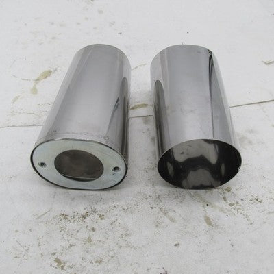 Harley Davidson OEM Pair of Stock Chrome Fork Slider Covers FLHT 1986-