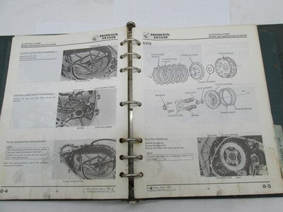 Honda Official Factory 1981-1982 XR250R Service Shop Manual Book