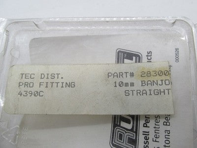 Russell Harley Davidson 10MM Hose End Straight Banjo 4390C