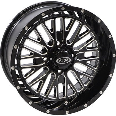 I.T.P. Momentum Wheels Black/Milled 1522741731B