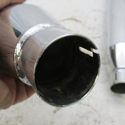 Pair of Harley OEM Stock 97-03 Sportster Mufflers Chrome 65605-97 6561