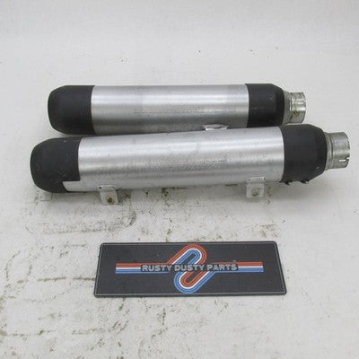 Pair of Harley Davidson OEM V-Rod VRSC Slip On Mufflers 65089-05 65096