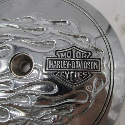 Harley-Davidson OEM Chrome 5-3/8" Bar & Shield Flames Air Cleaner Trim