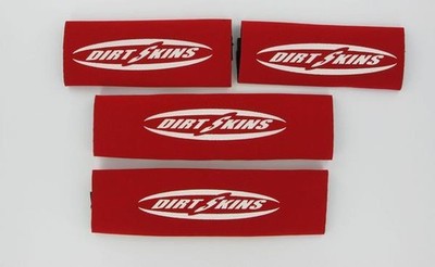 Schampa Dirt Skins Fork Skins - Red DSFRKSKN01-3