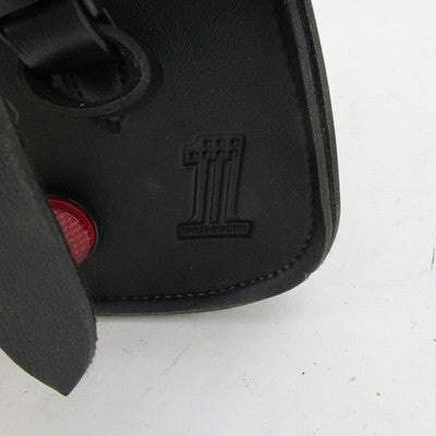 Pair of Genuine Harley OEM #1 Logo Black Compact Throw-Over Saddlebags
