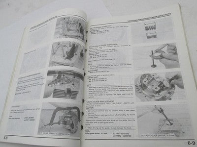 Honda Official Factory 1987 TRX125 Fourtrax ATV Shop Service Manual Bo