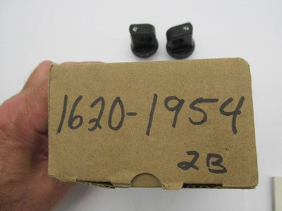Kuryakyn NOS OEM 6775 Adjustable Stop Splined Peg Adapters Black 1620-