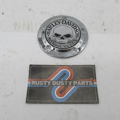 Harley Davidson Willie G Skull Timer Cover w/ Hardware 99-17 Twin Cam