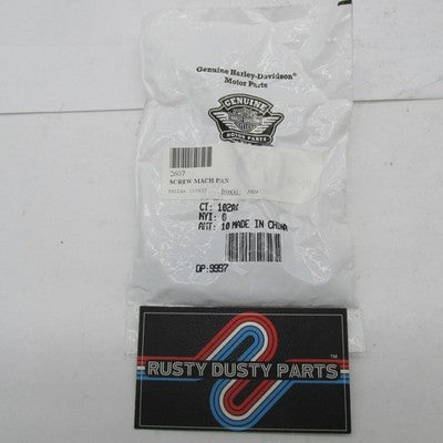 Lot of 9 Harley-Davidson OEM NOS 1/4"-20 x 3/4" Pozidriv Pan Head Scre