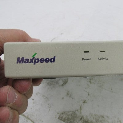 Vintage Maxpeed NOS Maxstation Computer Terminal Base Station Host Box