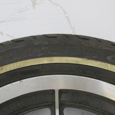 Harley OEM 87-99 Touring 16x3 Cast Mag 10-Spoke Front Wheel w/ Tire 43