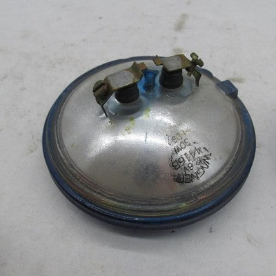 Pair of Wagner VTG 4-1/2" PAR36 Sealed Beam Police Spot Lamps Blue 12V