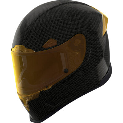 Icon Airframe Pro Carbon 4Tress Helmets Yellow 2XL 0101-16664