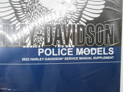 Harley-Davidson OEM NOS 2022 Police Models Service Manual Supplement 9