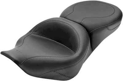 Mustang Wide Smooth Touring One-Piece Seat - No Studs 75464