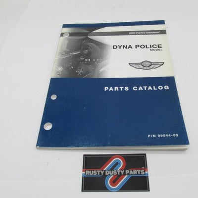 Harley-Davidson OEM 2003 Dyna Police Model Parts Catalog 99544-03