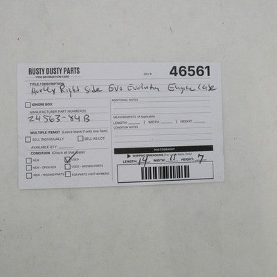 Harley-Davidson OEM Big Twin 80" EVO Evolution Engine Crankcase 24563-