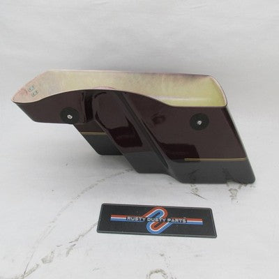 Harley 85-92 Tour Glide FLTC FLHT Right Saddlebag Bottom Dark Wineberr