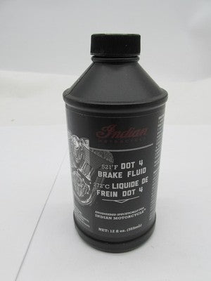 Indian Genuine OEM DOT 4 Brake Fluid 521 Degree 12 FL OZ 2880016