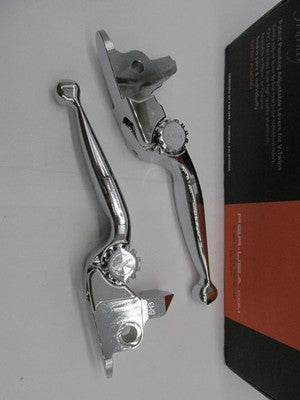 PSI NOS Harley Journey Adjustable Lever Set, Chrome 0610-2034 | 12-006