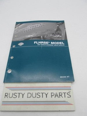 Harley-Davidson Official Factory 2007 FLHRSE3 Parts Catalog 99433-07