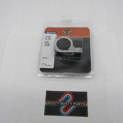 Harley-Davidson Genuine OEM NOS 1.25" Chrome Handlebar Clock Mount 108