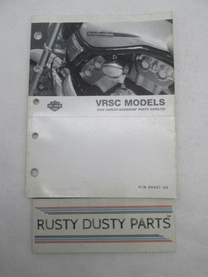 Harley-Davidson Official Factory 2004 VRSC Models Parts Catalog 99457-