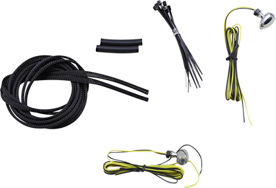 Custom Dynamics Micro Bullet LED Turn Signals Amber/Chrome CD-MICRO-A-