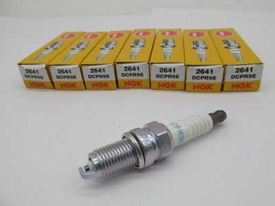 Lot of 7 NGK Genuine NOS Spark Plugs 2641 DCPR9E