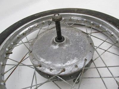 Suzuki T250 Hustler 18X2.75 Front Twin Leading Drum Brake Shoe Spoke W