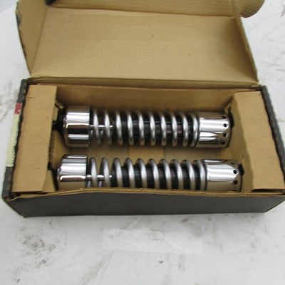 Pair of Harley Davidson OEM 01-17 Dyna FXD 12" Rear Shocks Chrome 5461