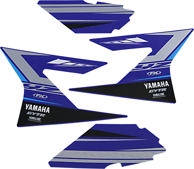 Factory Effex OEM Shroud and Tank Graphics Blue White 23-05220