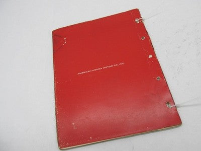 Honda Official Factory 125 Model SS 125 A Parts Catalog Catalogue Book