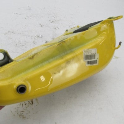 Harley Davidson OEM Left Fuel Tank Yellow White Painted FLSTF Fat Boy