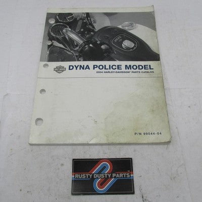 Harley-Davidson Official Factory 2004 Dyna Police Models Parts Catalog